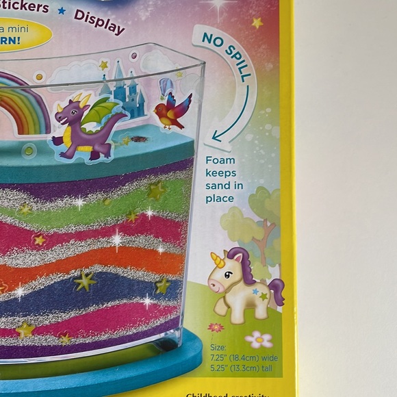 Creativity for Kids Rainbow Sand Land - Unicorn Sticker Activity Craft - NEW - Picture 3 of 5